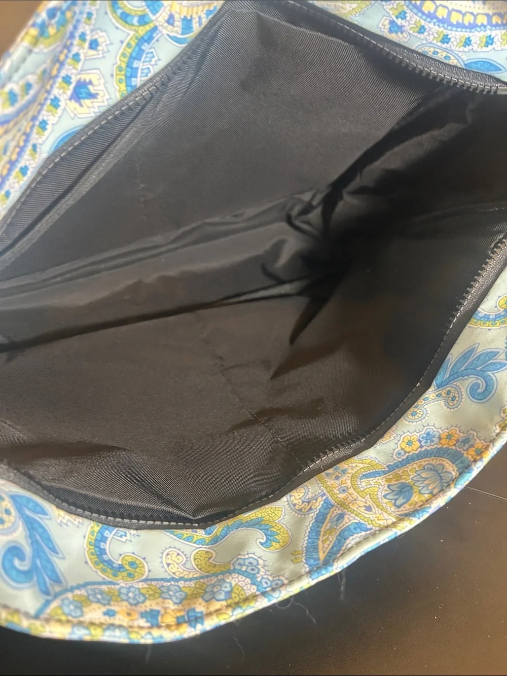 Bumble Bags Jessica Blue Paisley Messenger Backpack Diaper Bag